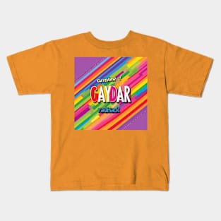 Rainbow Frequency Gaydar Kids T-Shirt